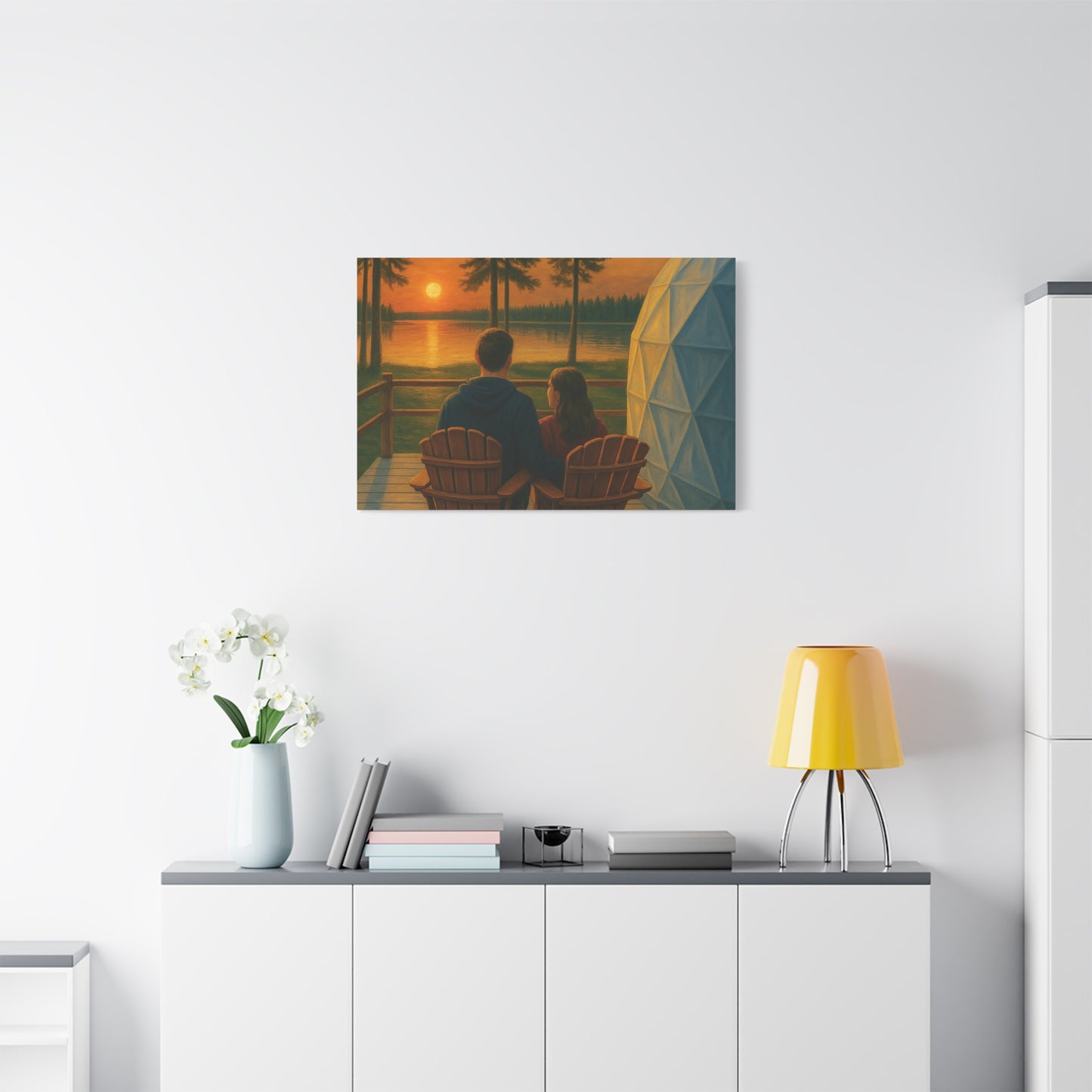 Stillness Shared" – Limited Edition Canvas Print