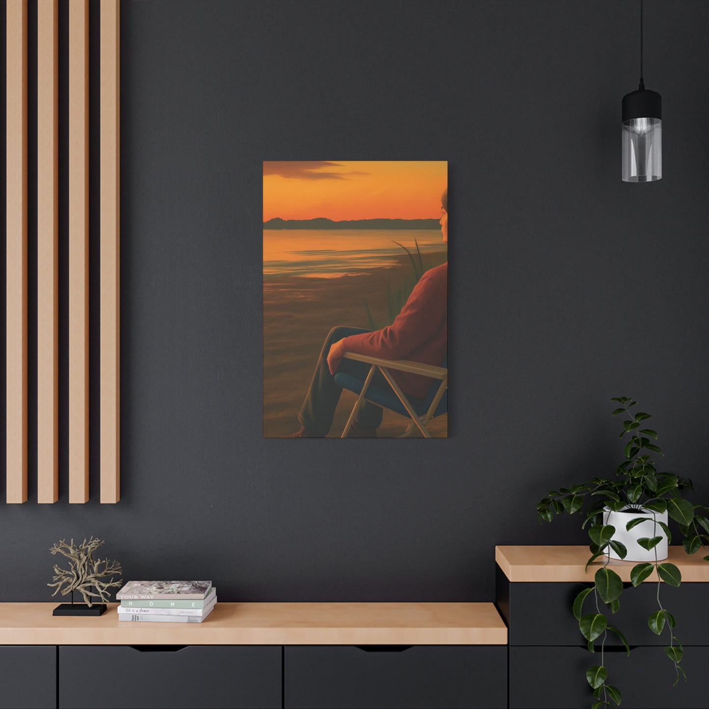Serene Sunset Canvas Art