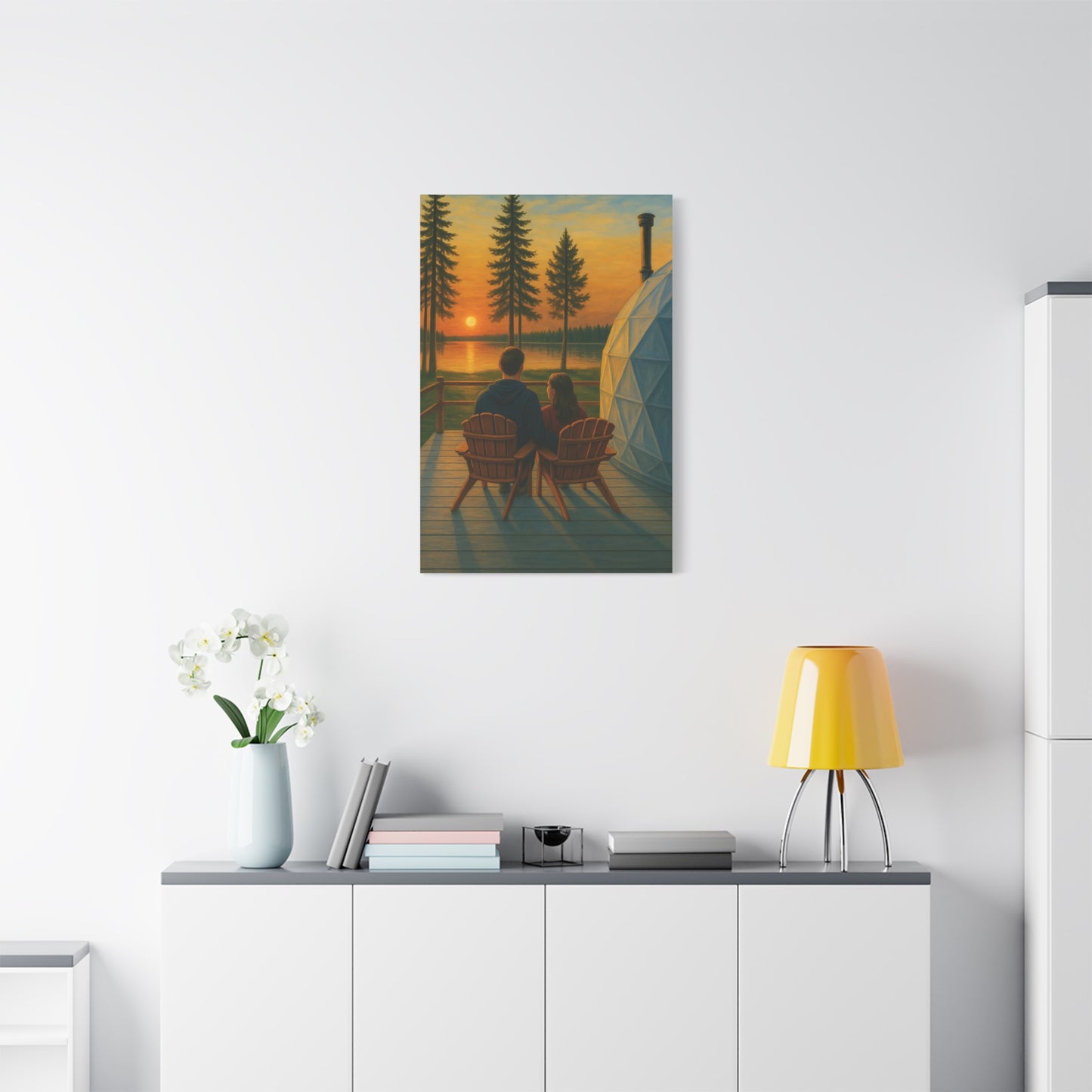 Stillness Shared" – Limited Edition Canvas Print