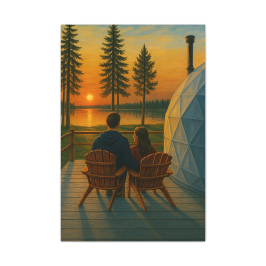 Stillness Shared" – Limited Edition Canvas Print