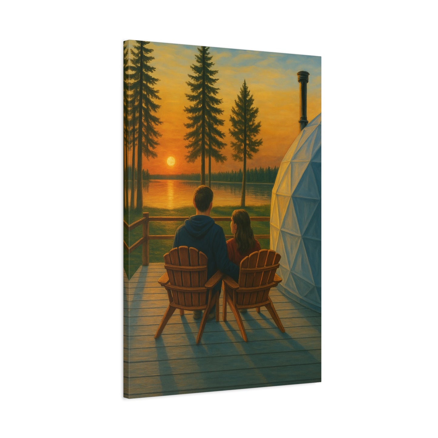 Stillness Shared" – Limited Edition Canvas Print